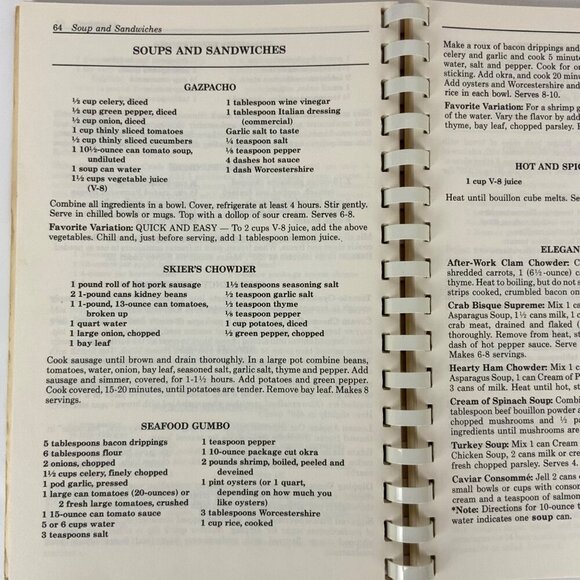 Christmas Favorites Spiral-Bound The Holiday Handbook 1990 Edition Recipes Tips - Picture 9 of 16